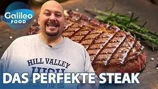 Steak-Geheimnisse: Messer, Pfanne, Fleisch! So wird's perfekt! | Galileo Food