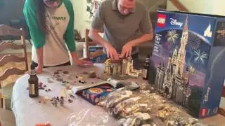 LEGO Disney Castle time lapse #71040 in 40 Seconds!!
