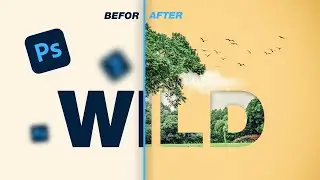 Creating Realistic Forest Text Effect in Photoshop | Wild Word Typography