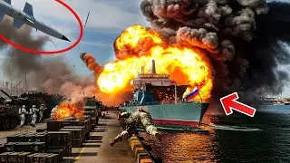 Ukraine Waits for $100M Rare Russian Multi-Role Warship - Then BLOWS It Up!