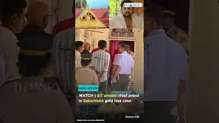 WATCH | SIT arrests chief priest in Sabarimala gold loss case