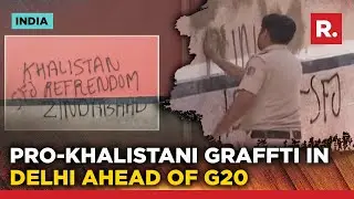 Delhi's Shivaji Park Among 5 Metro Stations Defaced With Pro-Khalistani Graffiti Ahead of G20 Summit