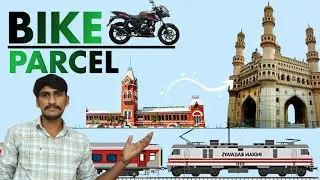 📦 Parceling My Bike to Hyderabad 🛵 | Full Process at Railway Station | Bike Transport Guide 🚆