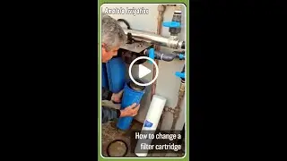 Amatola Irrigation explains how to change a filter cartridge in a Big Blue filter system
