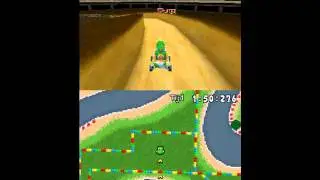 Mario Kart DS Unused Tracks: Split-Up Beach, Fireball-less Wario Stadium and Luigi Flipper