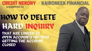 Legally Delete Open Account Hard Inquiry from Credit Report and Keep The Account Open (inquiry pt 1)