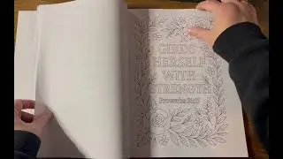 Coloring Proverbs 31 The Virtuous Woman by Mama T Coloring Books flip #colortok #mamat26 