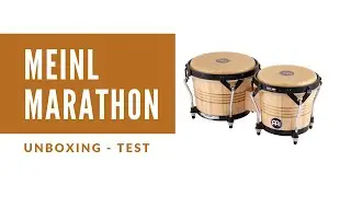 Meinl Marathon Bongos SNT-M - UNBOXING & TEST REVIEW