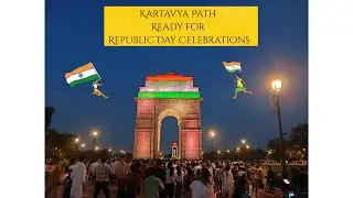 Republic Day Celebrations on Kartavya Path | 26 january Parade | India Gate Delhi #republicday