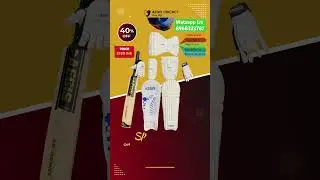 Get Your Junior Professional Cricket Equipment Directly From Manufacturing Unit in Best Price. #bat