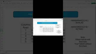 How to use the Randarray formula in Excel#excel#exceltips #exceltricks#excelformula#edexcel