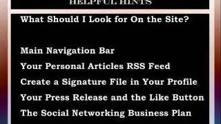 Web Marketing Free Publicity and Social Networking