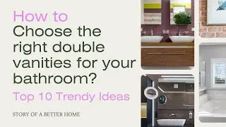 10 Trendy Double Sink Bathroom Vanity Designs | Double Sink Bathroom Vanity Designs and Trends 2023