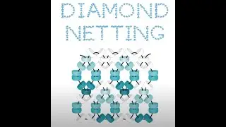 Diamond Netting. Beading cartoon
