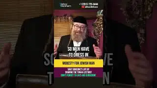 Laws of Modesty for Jewish men 👔 Modest clothing #shorts #torah