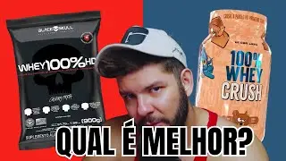 WHEY 100% HD (Black Skull) X 100% WHEY CRUSH (Under Labz) - QUAL &Eacute; MELHOR?