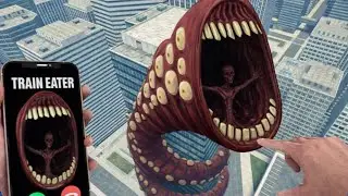Something Terrifying Happens When Train Eater Worm Calls You in Garry&rsquo;s Mod