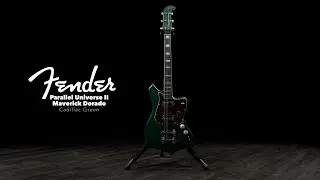 Fender Parallel Universe II Maverick Dorado, Cadillac Green | Gear4music demo