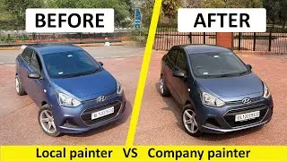 Repaint old hyundai xcent like new modification - King Indian - King Indian