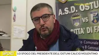Ostuni Calcio Conferenza Stampa Antonio Molentino