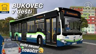 OMSI 2 #176 - Mercedes na hranici kapacity! Linka 11 v dešti. Řidiči bojují s křižovatkami.