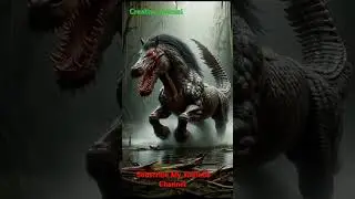 Horse Vs Crocodile Animation Creative Animal Status Video #creative #viral_video