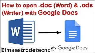 How to open a Microsoft Word with Google Docs