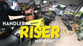 Pasang Handlebar Riser ke Suzuki Vstrom 250 SX