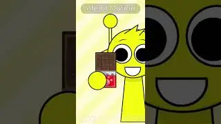 Simon is eating chocolate #sprunki #simon #animation