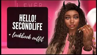 SecondLife - welcome to my channel 2021 | And cute pink outfit lookbook