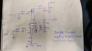 Single power supply headphone com preamp circuit diagram
