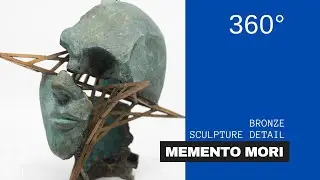 Look at every detail of my favorite bronze sculpture in this 360 degree showcase of Memento Mori.