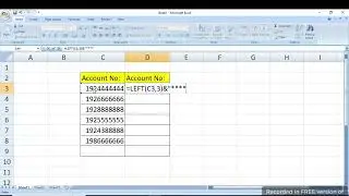 HOW TO HIDE A NUMBER FROM DATA IN EXCEL 
