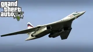 GTA 5 MODS | TU-160 | Cisne Blanco | Bombardero Táctico Supersónico