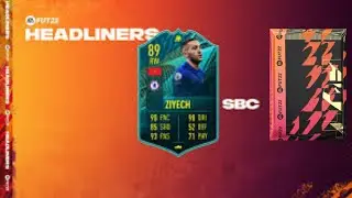 Player Moments Ziyech,New HeadLiners Fifa 22