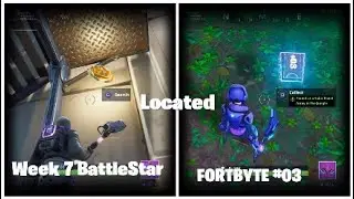 FORTBYTE #03 + Week 7 BattleStar Located! (Fortnite)