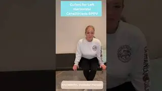 How to Treat Horizontal Canal BPPV at Home #vestibular