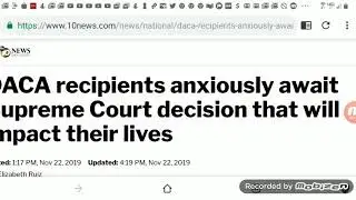 Trump Take DACA To The Supreme Court