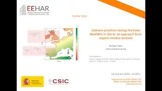 CICLO ONLINE TALKS - Culinary practices during the Early Neolithic in Iberia