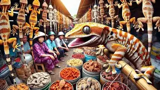Viande de Gecko en Chine : &Eacute;levage de Masse et R&eacute;v&eacute;lations Choc !
