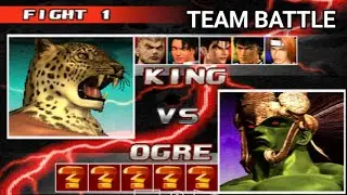 Tekken 3 all Player Unlock | Tekken Team Battle Mode Fight #tekken3 #games #gameplay 