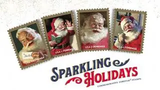 Christmas Carol Stamp Santa Claus