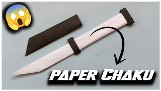 How to make Chaku  😱 | Paper Knife DIY | Easy Paper Craft