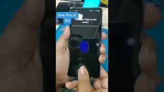 One plus 9 5G in display finger technology 🤔  || update technology || #shorts