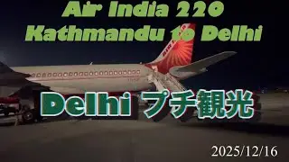 カトマンズからAir Indiaで￼デリーへ、デリーのあまり行かれていないアトラクション紹介。￼