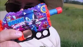 ВСТУПЛЕНИЕ В КОРОБКУ SHOW TIME BOX Sonic 7 THE HEDGEHOG NERF GUN VS SHADOW SNIPER ГЕЛЕВЫЕ ШАРЫ NE...