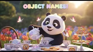 Learn Object Names at the Panda Tea Party 🐼🍵 | Learn Object Names for Kids | Fun Educational
