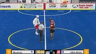 USA White vs Snake Island Muskies | LAXNAI 2023 | North American Invitational | Box Lacrosse