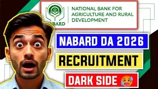 📢 DARK SIDE OF NABARD DA 2026 NOTIFICATION 😱