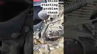 Honda shine 125 starting problem chok ki vajah se //